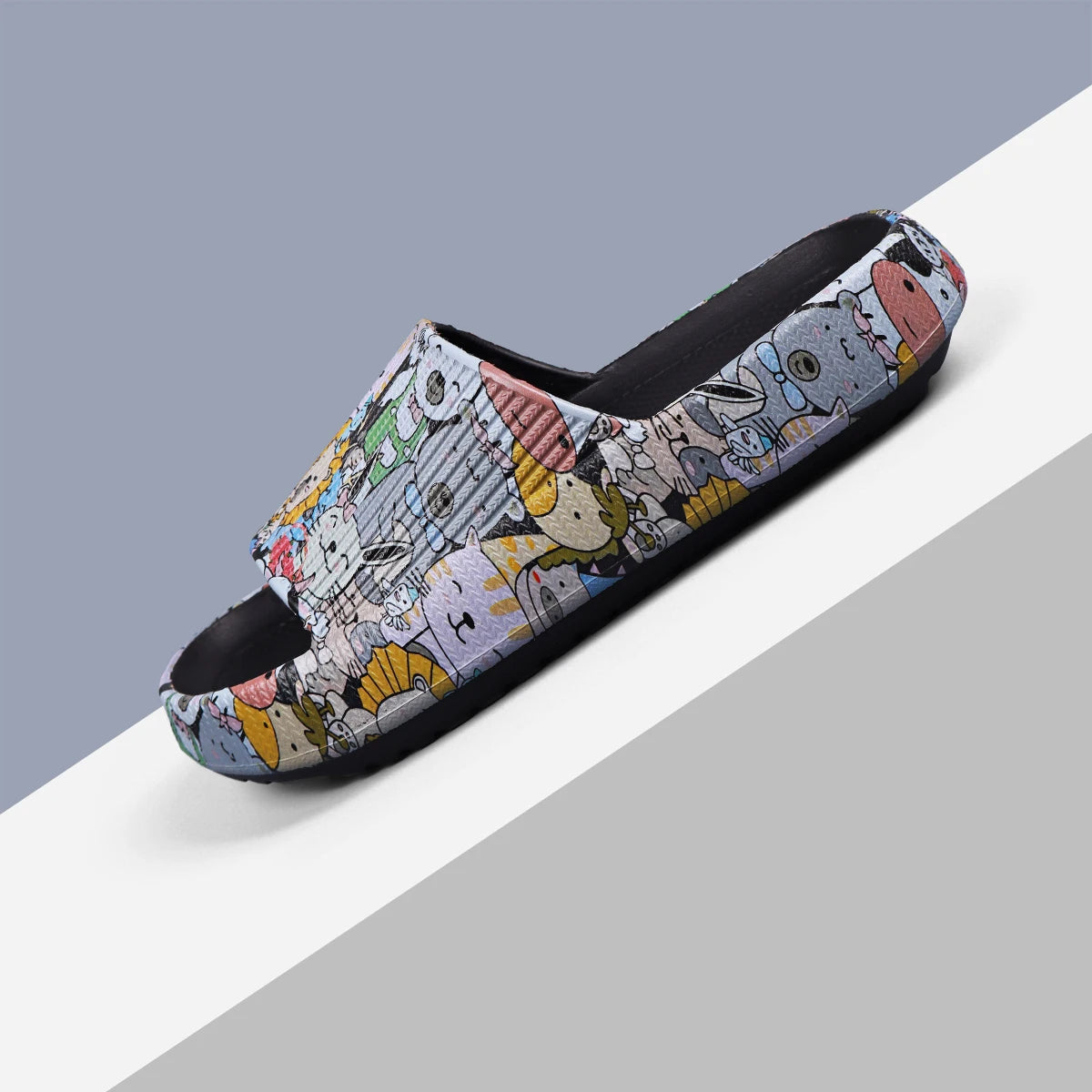 women's summer shoes indoor wear slippers from home platform sandals open toe anti-slip shower slides