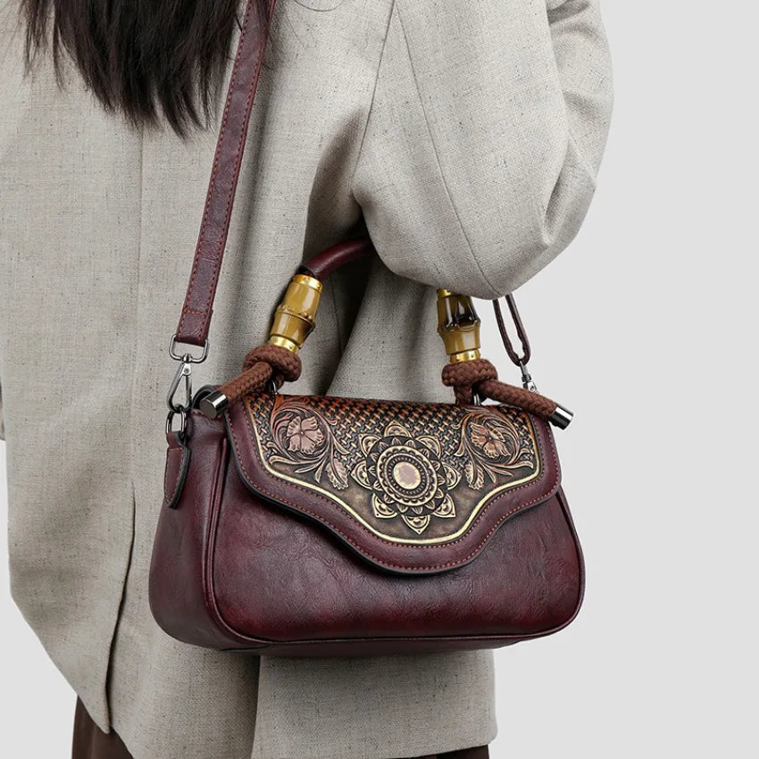 Retro Shoulder Bag Women Handbag High-quality 3D Printed Diagonal Crossbody Classic Office Not Too Big or Too Small Bag Luxury