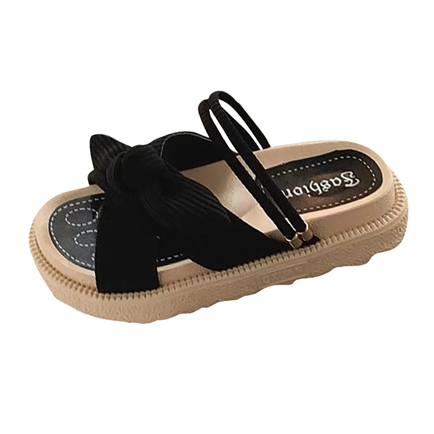 Women Sandalias Mujer Summer Fairy Style New Fashion Student Platform Roman Lady Sands Flat Shoes Cute Slippers