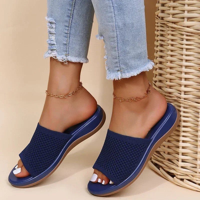 Woman Sandals Shoes Summer Party Women's Sandals Outdoor Women's Shoes Soft Sandals Ladies Slip On Slipper Female Footwear