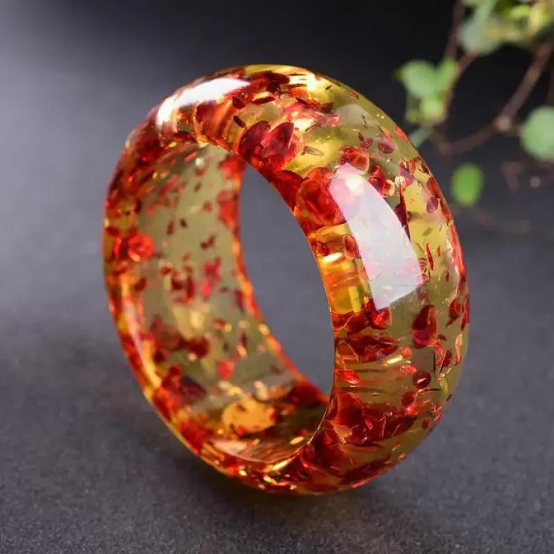 Natural Flower Amber Bangles Women Men Genuine Certified Baltic Amber Fine Jewelry Bangle Gift for Ladies Real Gemstone Bracelet
