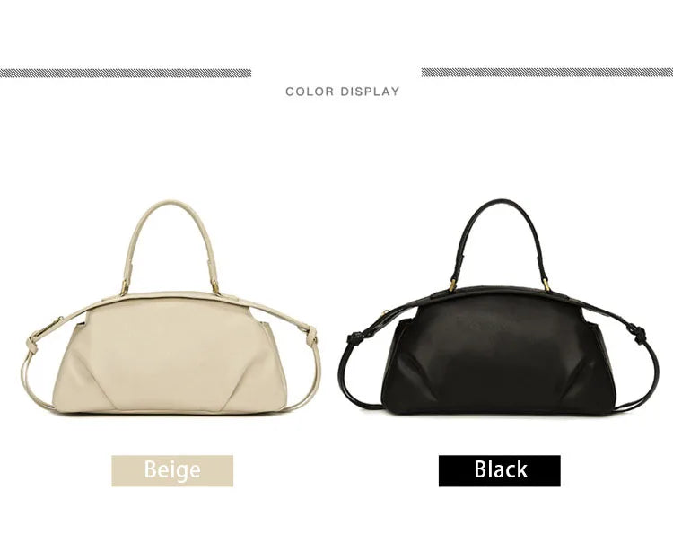 New Women's Bags, Fashionable and Simple Handbags, Niche High-End Shoulder Bags, Versatile Casual Bags for Commuting, Large-Capacity Tote Bags, Soft Leather Crossbody Bags