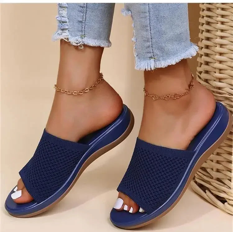 Woman Sandals Shoes Summer Party Women's Sandals Outdoor Women's Shoes Soft Sandals Ladies Slip On Slipper Female Footwear