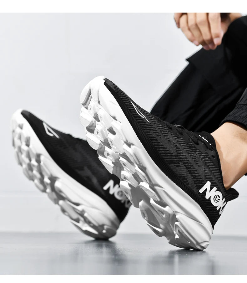 PARZIVAL Men's Sneaker Air Cushion Runner Trainers Tenis Marathon Sports Running Shoes Women Outdoor Athletic Speciality Sneaker