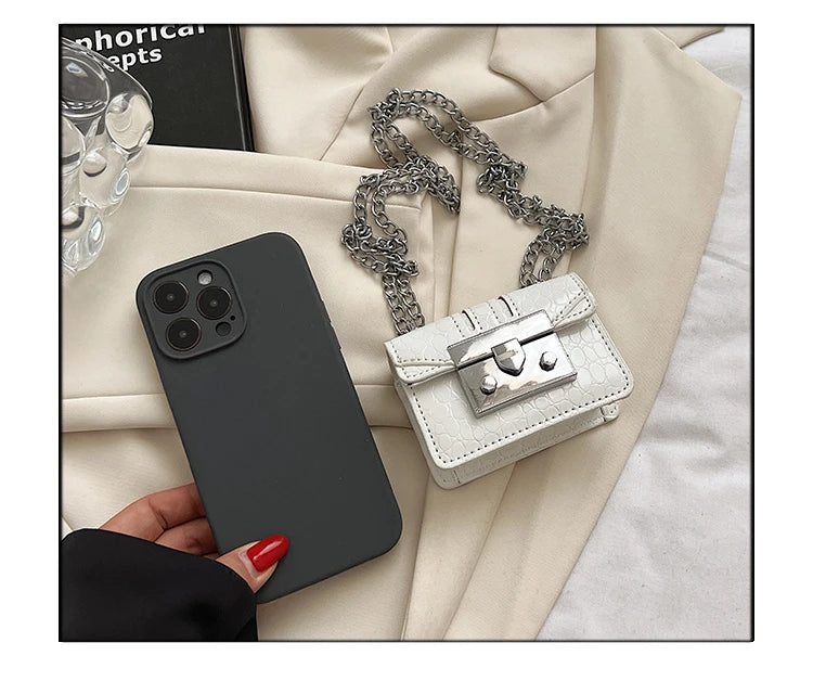 Handbag Women's 2024 Trend Woman Shoulder Purse Chain Female Bag Mini Summer Crossbody Bags for Women Fashion Luxury Designer