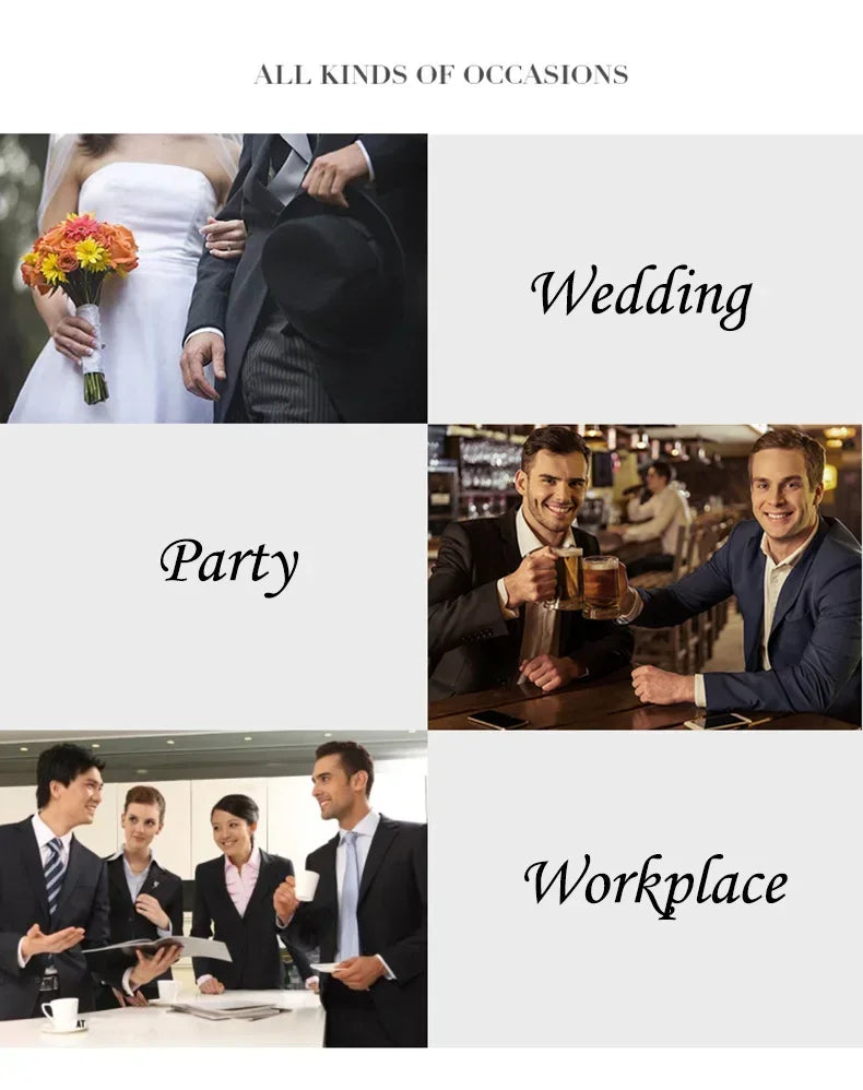 Suit Outdoor(Blazer+ Vest + Pants) Men's Formal Wedding Best Man Working Gentleman Fashion Slim Solid Color Business Office Suit