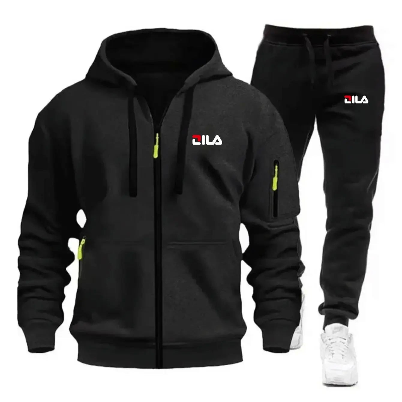 Men's Tracksuit Hoodies Pants Plus Size Autumn Winter Daily Casual Sporty Jogging Suit Fashion Sweatshirt Outfit Male Sports Set