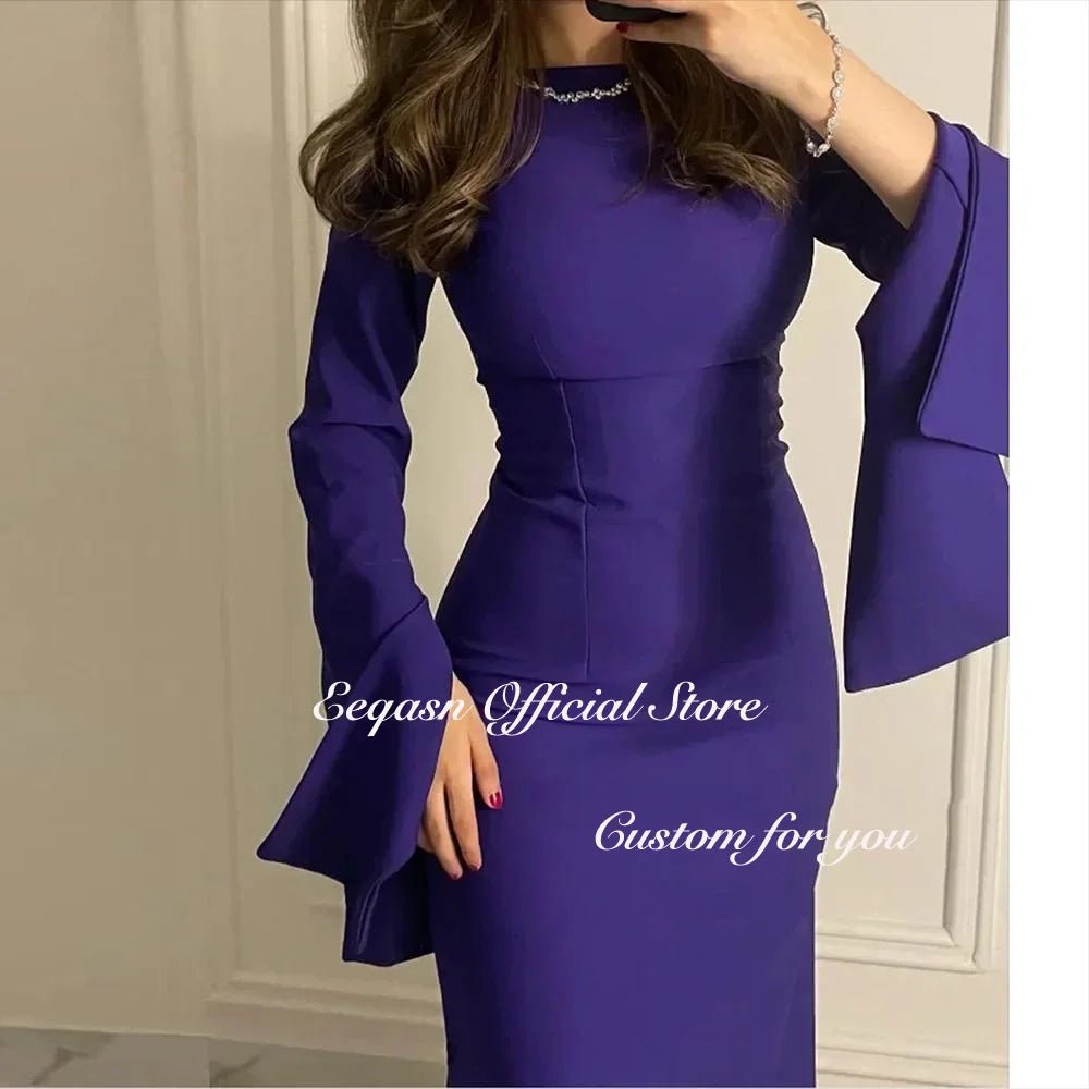 Fancy Wedding Party Dress Dubai Luxury Evening Gown Woman Sheath Long Dresses for Special Occasions Happy Sharon Customized