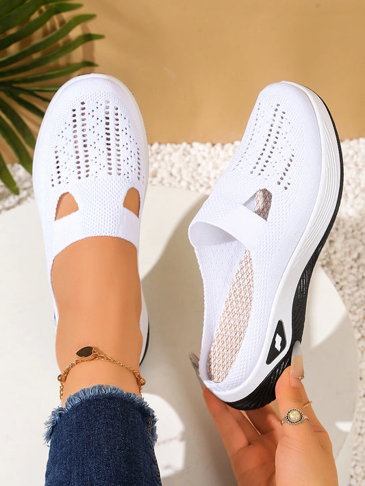 Women shoes Convenient and comfortable at home, one foot with a vent and half slipper women's summer shoes free shippiing shoes