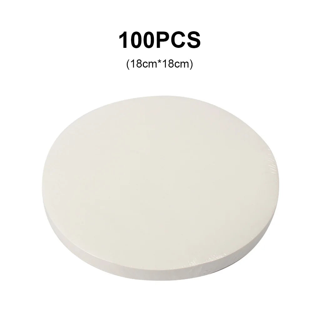 100PCS round parchment paper various sizes baking paper liner, suitable for round cake pan, round cheesecake, Cooking
