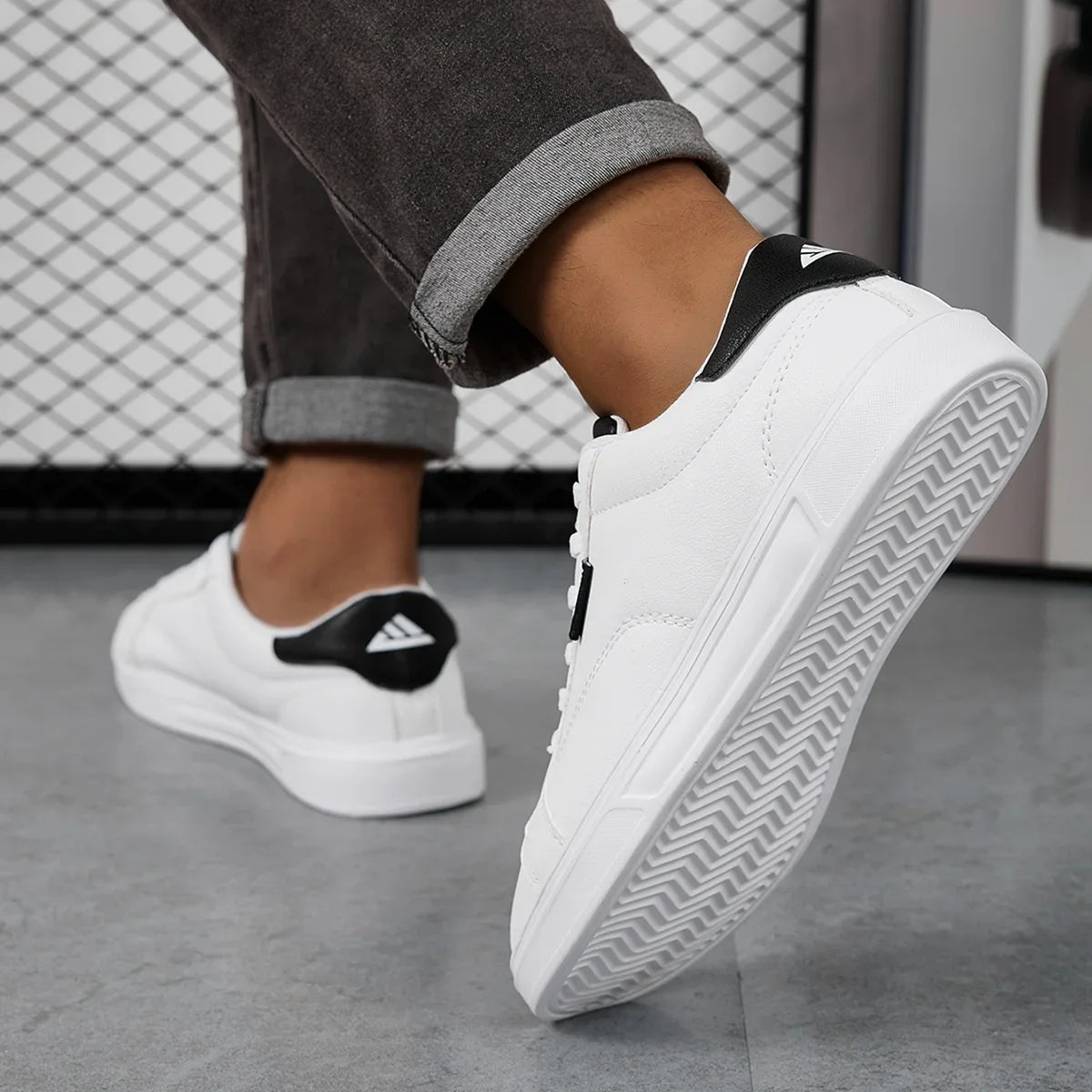Men Shoes Comfortable Casual For Women White Leather Sneakers Lightweight Walking Flat Outdoor Sport Running Tennis zapatillas
