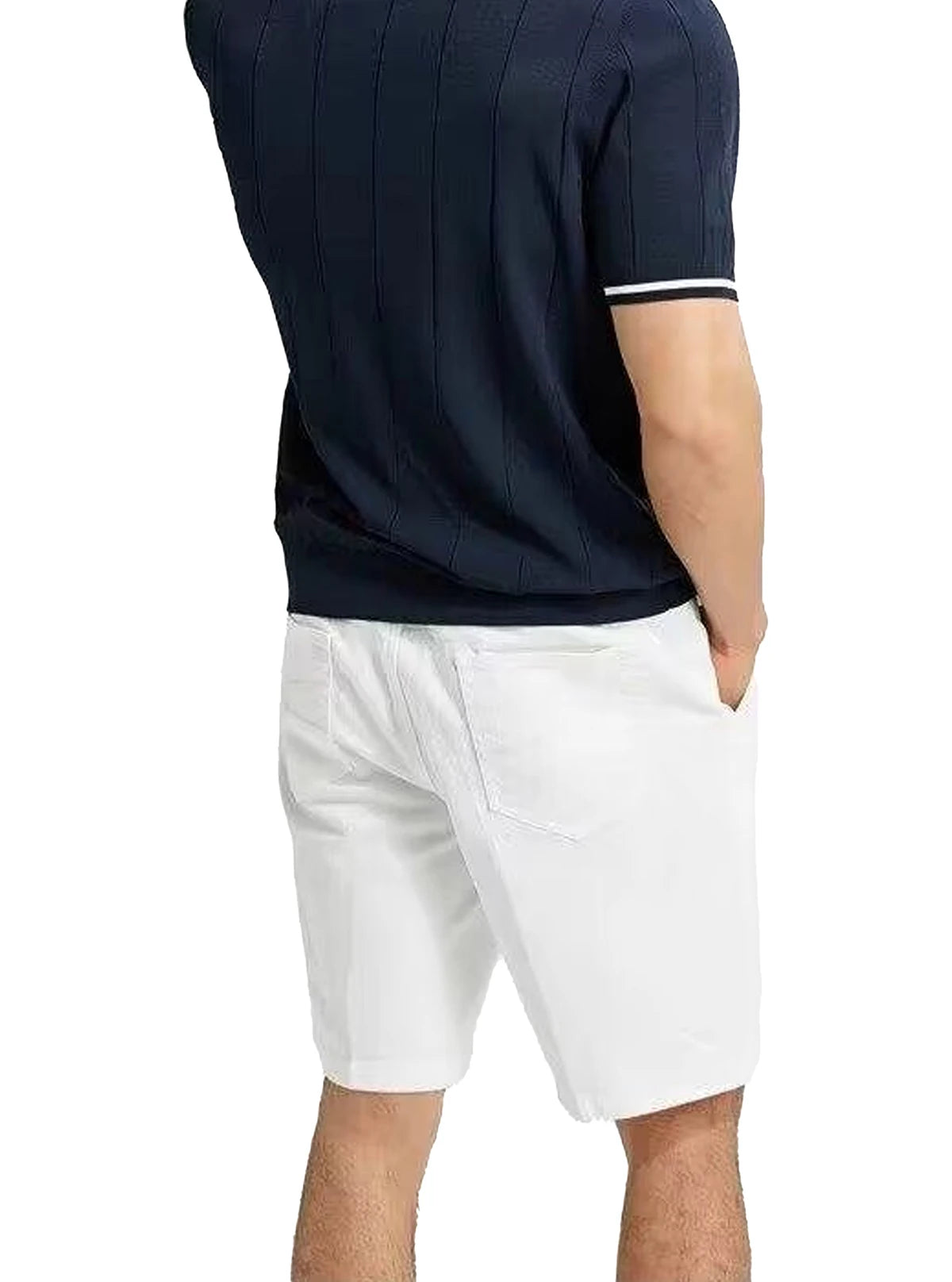 Men's T Shirt Short Sleved Polo Shirt Zipper Collar Embroidery Design Fashion Casual Men Polo Shirts Daily Tops Men T Shirt
