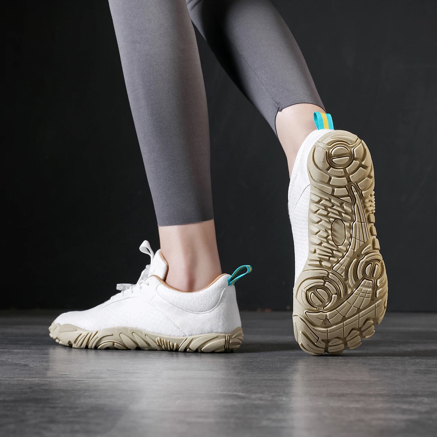 Wide Barefoot Sneakers for Women - Natural Foot Movement Wide Toe Box Shoes, Lightweight Zero-Drop Minimalist Design for Running