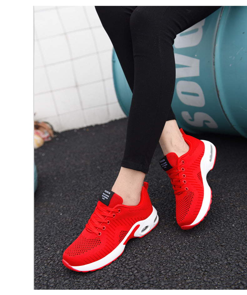 Women Sneakers Lightweight Knitted Shoes Women Casual Flats Shoes Female Tennis Shoes Non-Slip Women Sport Shoes