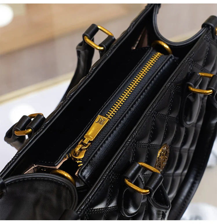 Women's handbag, genuine leather handbag, women's 2024 new summer high-end high-capacity designer crossbody bag