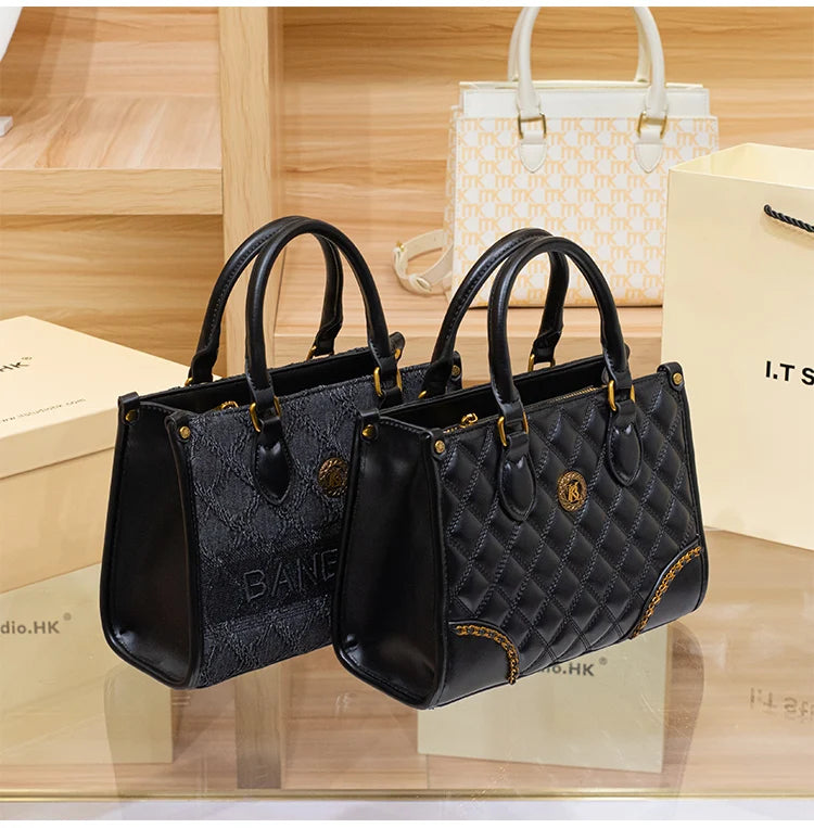 Women's handbag, genuine leather handbag, women's 2024 new summer high-end high-capacity designer crossbody bag