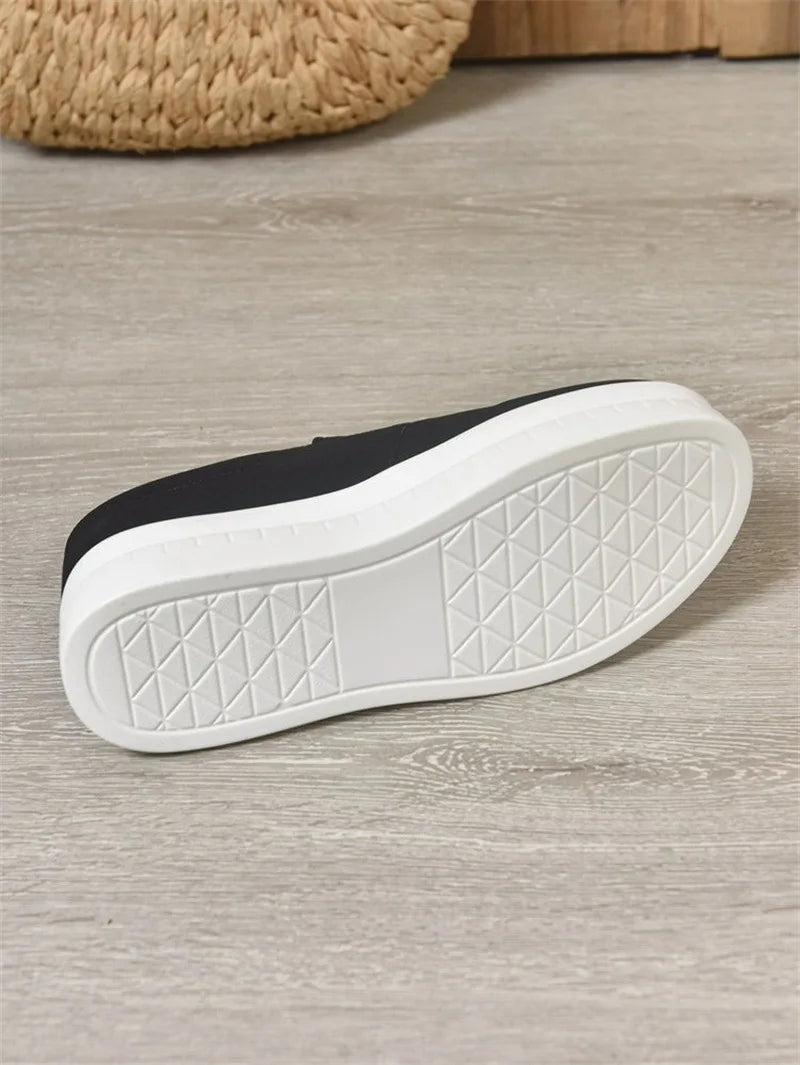 Shoes for Women Spring Leisure Sneakers New Womens Lazy Footwear Lightweight Thick Sole Platform Women Shoes Size 36-43