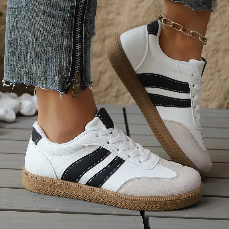 2026 Women Tennis Sneakers Flats Ladies Fashion Vulcanized Shoes Spring Autumn Woman Outdoor Trainers Footwear Женская Обувь