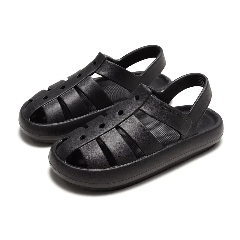 2023 Sandals for Women Men Couple Outdoor Beach Shoes SummerThick Cushion Breathable Non-slip Platform Sandal White Mens Sandals