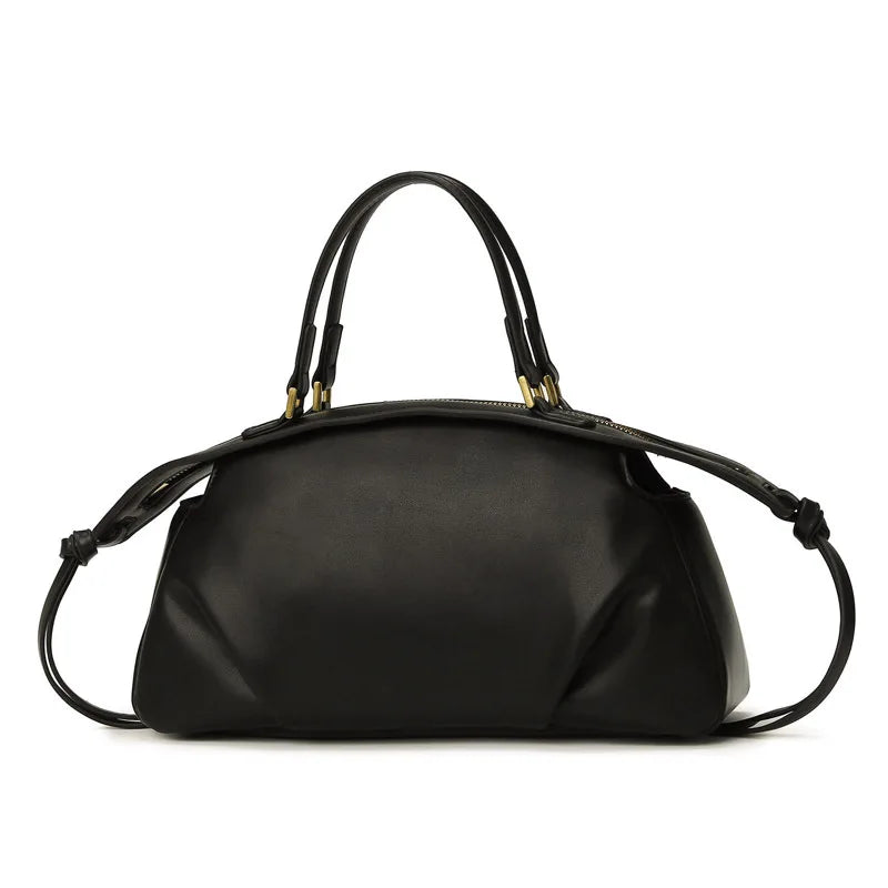 New Women's Bags, Fashionable and Simple Handbags, Niche High-End Shoulder Bags, Versatile Casual Bags for Commuting, Large-Capacity Tote Bags, Soft Leather Crossbody Bags