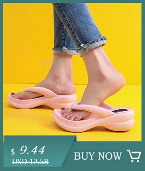 Women's Sandals 2022 New Female Slippers Shoes Comfy Platform Flat Sole Orthopedic Bunion Corrector Flip-flops  43