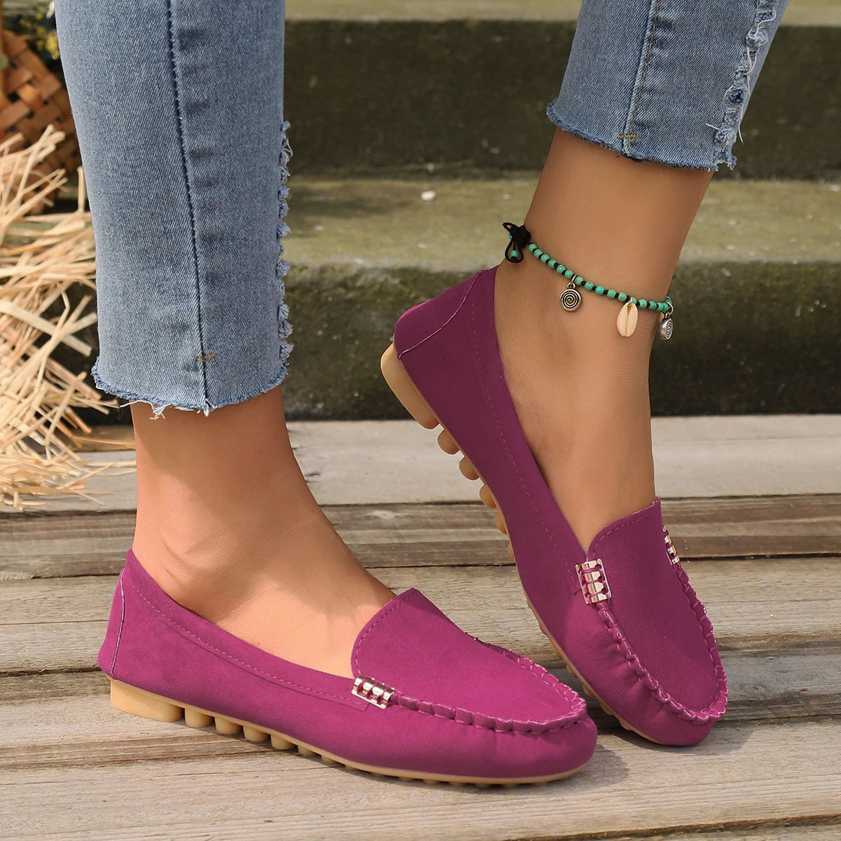 2025 Women Shoes Slip On Loafers For Ballet Flats Women Casual Sneakers Flat Shoes For Women Casual Shoes Zapatos Mujer