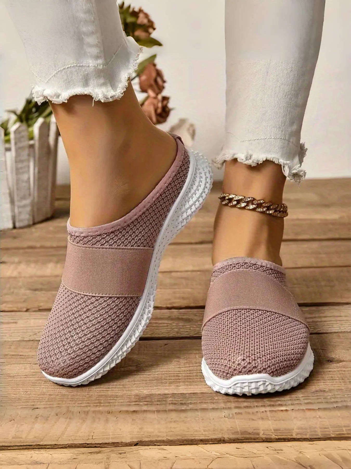 women's shoes Solid Color Mules, women's summer shoes free shippiing shoes Slippers for women Comfortable and breathable