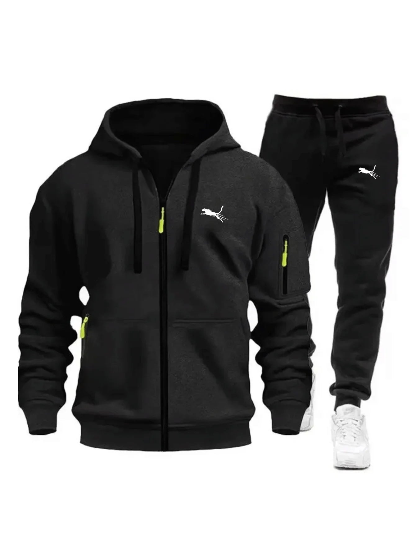 Men's Clothing Casual Sweatshirt Suit Sweatshirts for Men Daily Zipper Hoodies Hot High Quality 2026 Sports Tracksuit Jogging