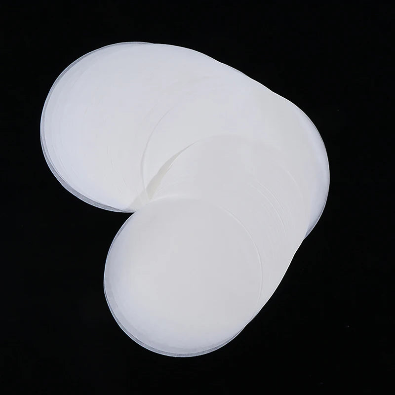 50Pcs Baking Oiled Paper Circle Parchment Paper Multifunction Liner BBQ Oven Patty Hamburger Paper Steamer Liners Baking Tool