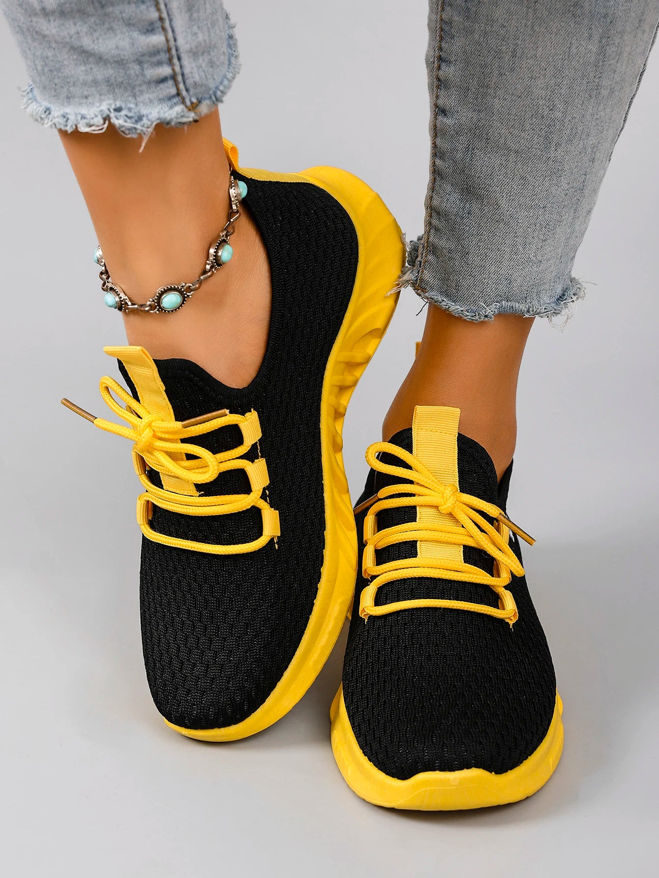 Women's Summer Breathable Mesh Flat Shoes, Women's Shoes, Casual Sneakers Shoes, Clearance Free Shipping