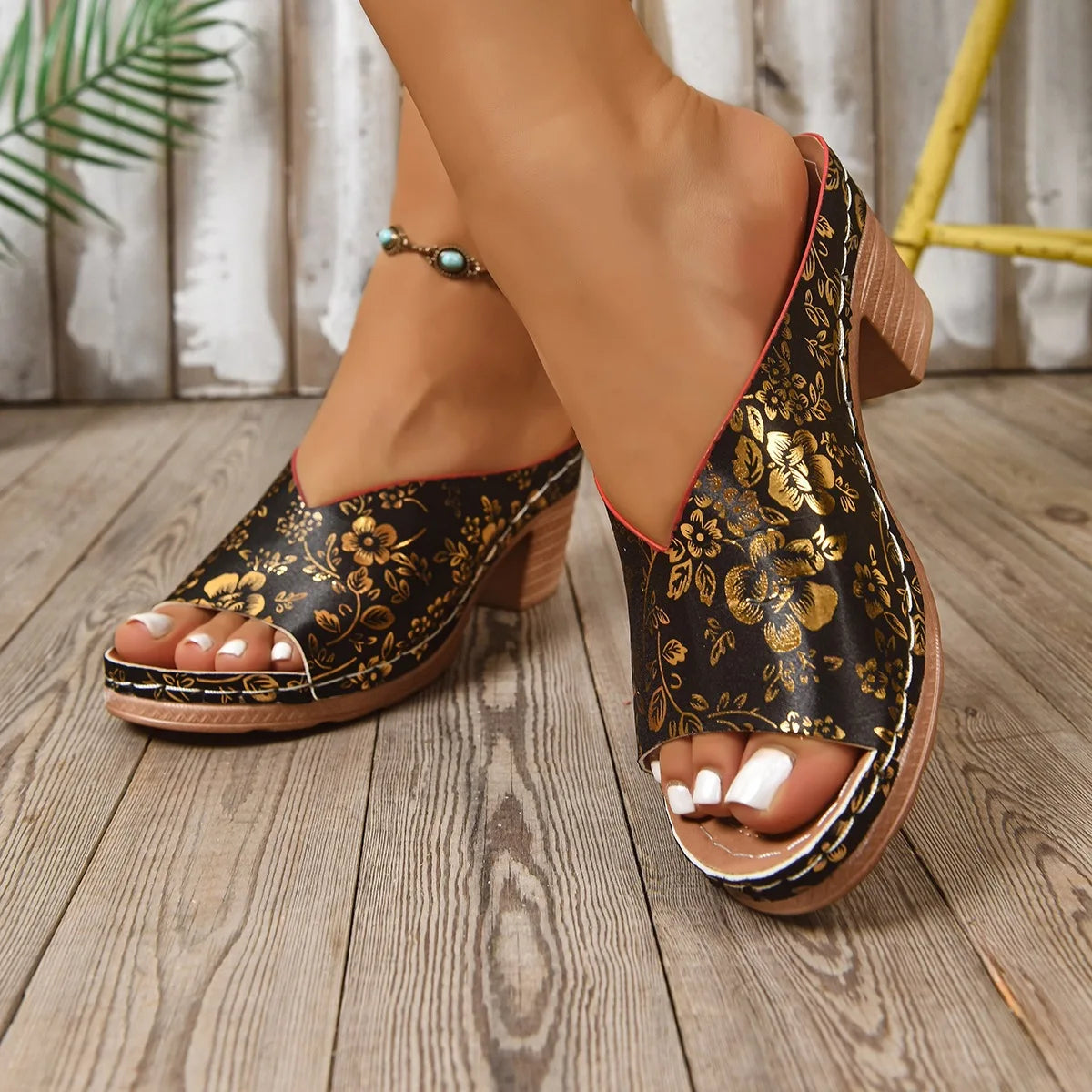 Women Shoes Fashion Sandals Wedge Women Shoe Open Toe Slide Women's Sandals Beach Footwear Female Slippers Zapatos De Mujer