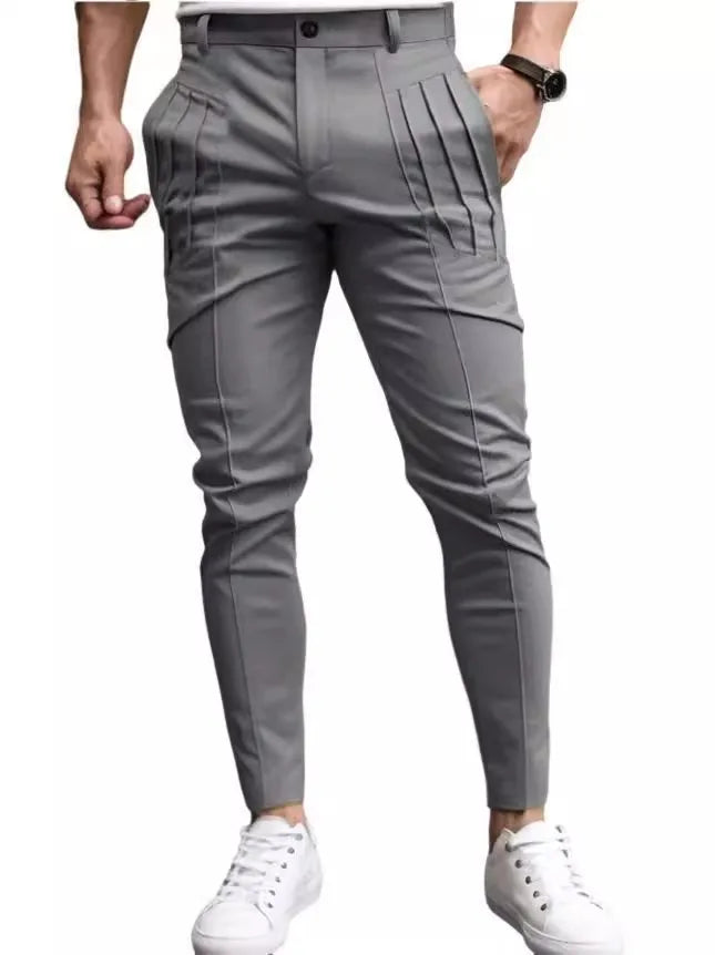 Mens Pleated Designer Pantalon Jogging Hommes Streetwear Clothing 2025 Vintage Skinny Casual Pants Trousers for Men Sweatpants