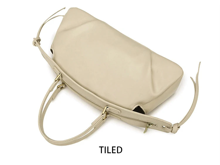New Women's Bags, Fashionable and Simple Handbags, Niche High-End Shoulder Bags, Versatile Casual Bags for Commuting, Large-Capacity Tote Bags, Soft Leather Crossbody Bags