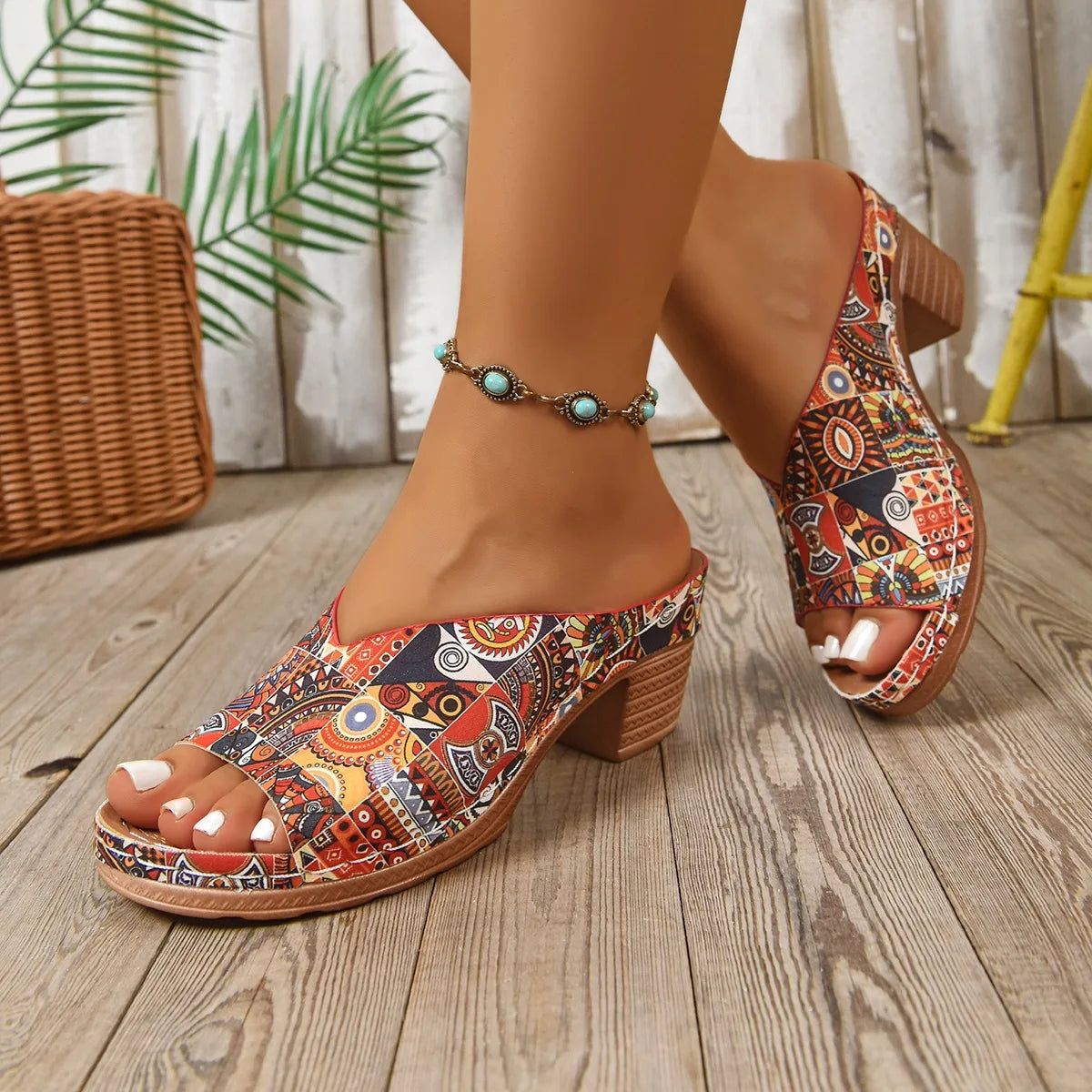 Women Shoes Fashion Sandals Wedge Women Shoe Open Toe Slide Women's Sandals Beach Footwear Female Slippers Zapatos De Mujer