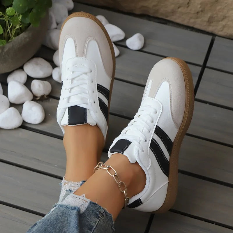2026 Women Tennis Sneakers Flats Ladies Fashion Vulcanized Shoes Spring Autumn Woman Outdoor Trainers Footwear Женская Обувь