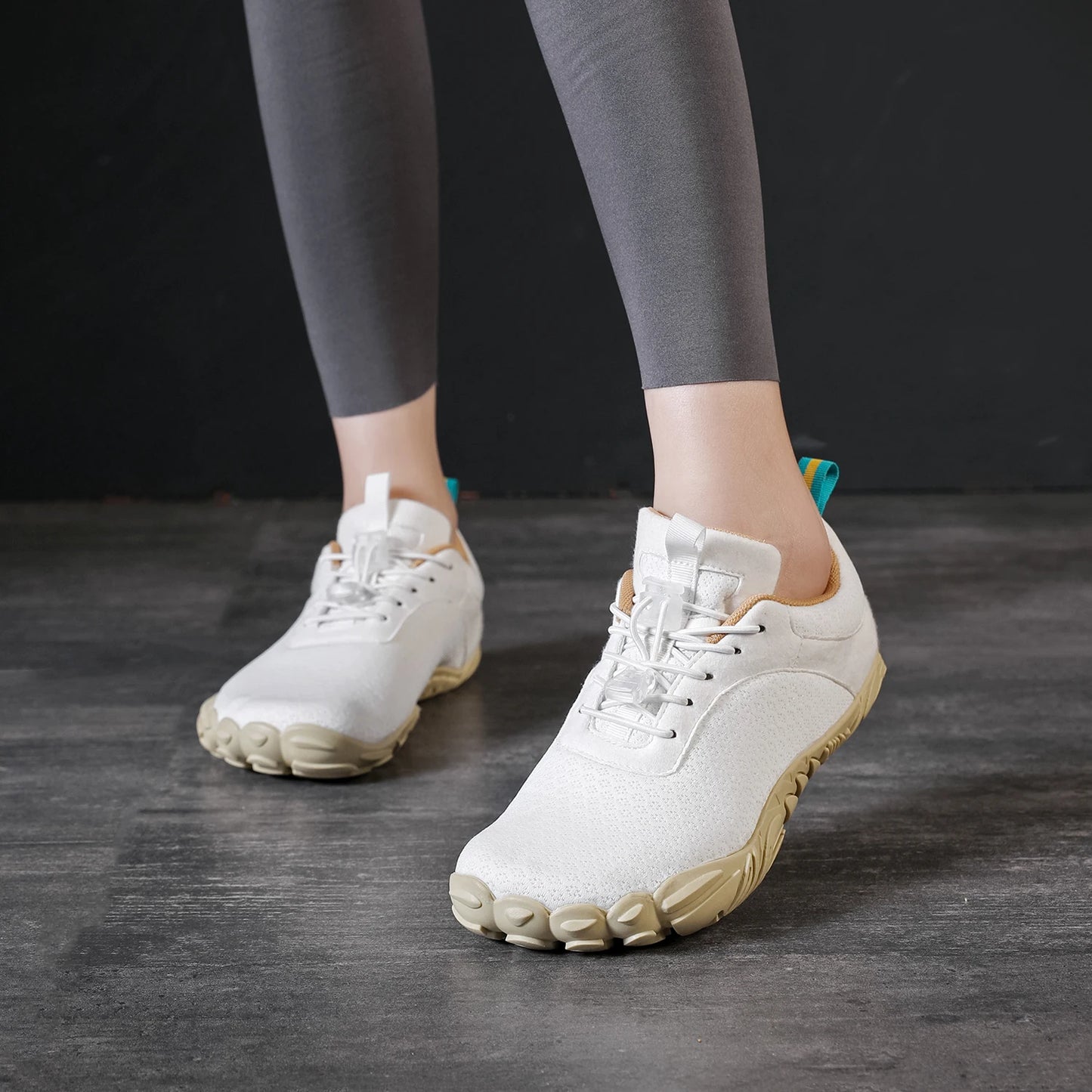 Wide Barefoot Sneakers for Women - Natural Foot Movement Wide Toe Box Shoes, Lightweight Zero-Drop Minimalist Design for Running