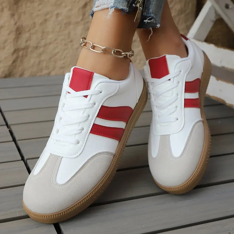 2026 Women Tennis Sneakers Flats Ladies Fashion Vulcanized Shoes Spring Autumn Woman Outdoor Trainers Footwear Женская Обувь