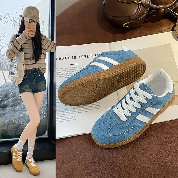 2025 Women Sports Shoes Fashion Casual Flats Vulcanize Shoes Ladies Outdoor Walking Sneakers Women Comfortable Classical Shoe