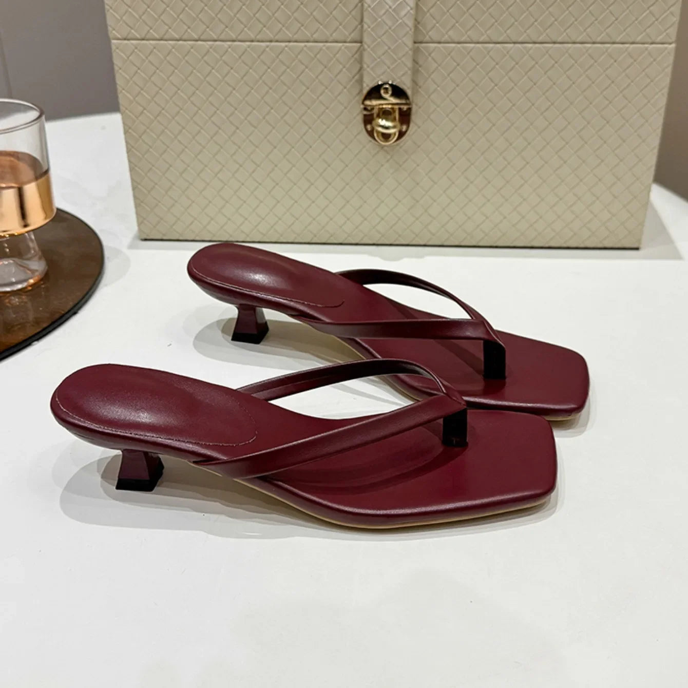 Women Slippers High Heels Sandals Sexy Open Toe Party Wedding New Summer Shoes Fashion Beach Woman Soft Slides Zapatos De Mujer