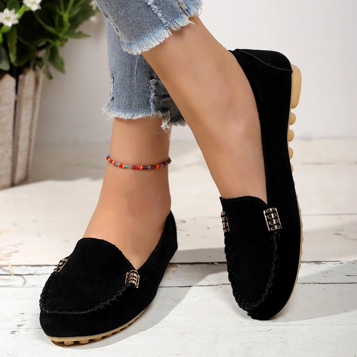 2025 Women Shoes Slip On Loafers For Ballet Flats Women Casual Sneakers Flat Shoes For Women Casual Shoes Zapatos Mujer