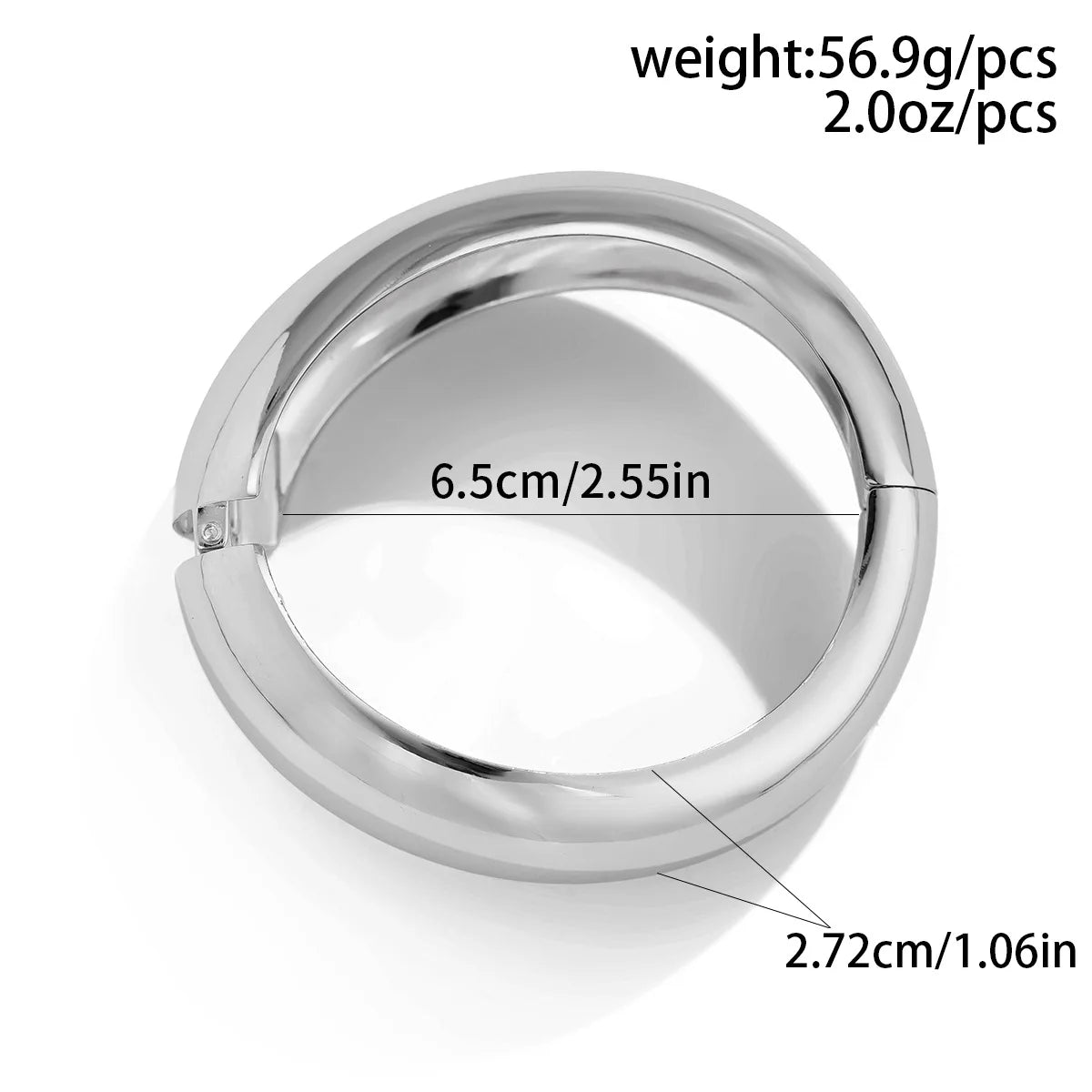 Wide Cuff Bangles Punk Gold Silver Color Geometric Metal Large Bangles for Women Bracelets Men Exaggerated Luxury Jewelry