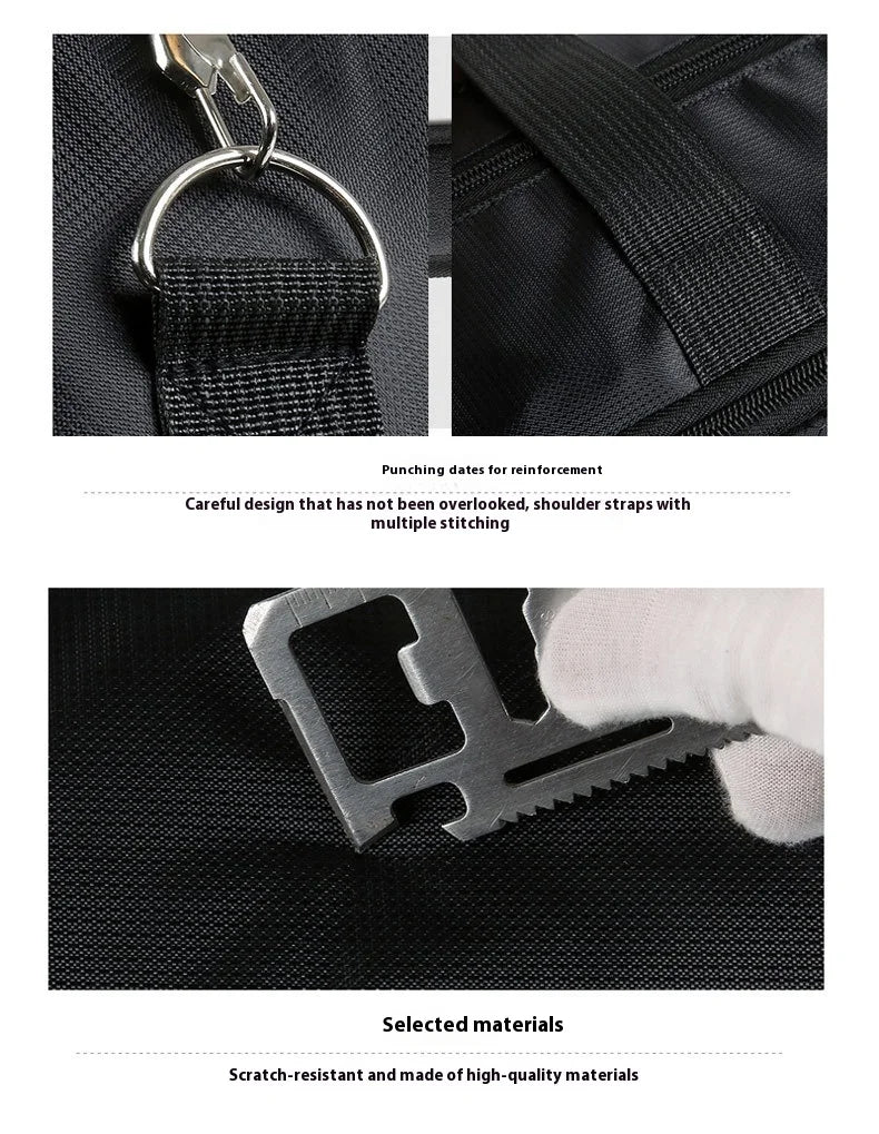 Handbag for Men and Women, Sports Yoga Swimming Fitness Bag, Handheld Cylinder Large Capacity Lightweight Business Travel Bag