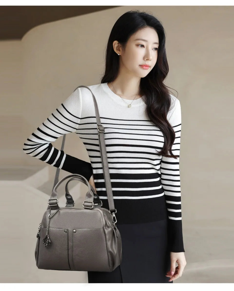 Genuine Brand Luxury Handbags Women Bags Designer Crossbody Bags for Women Small Top Quality Soft Leather Shoulder Bag Daily Use