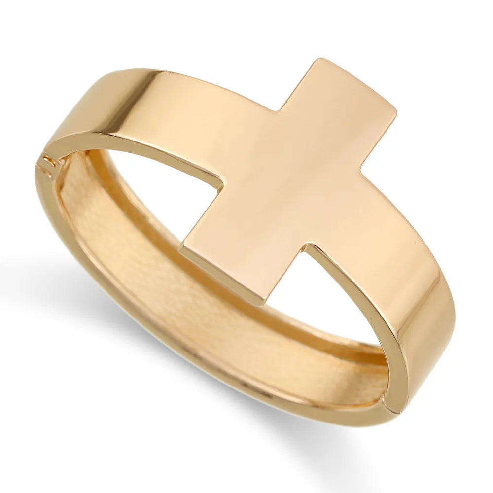 Big Cross Bangles for Women, Arm Cuff Jewelry