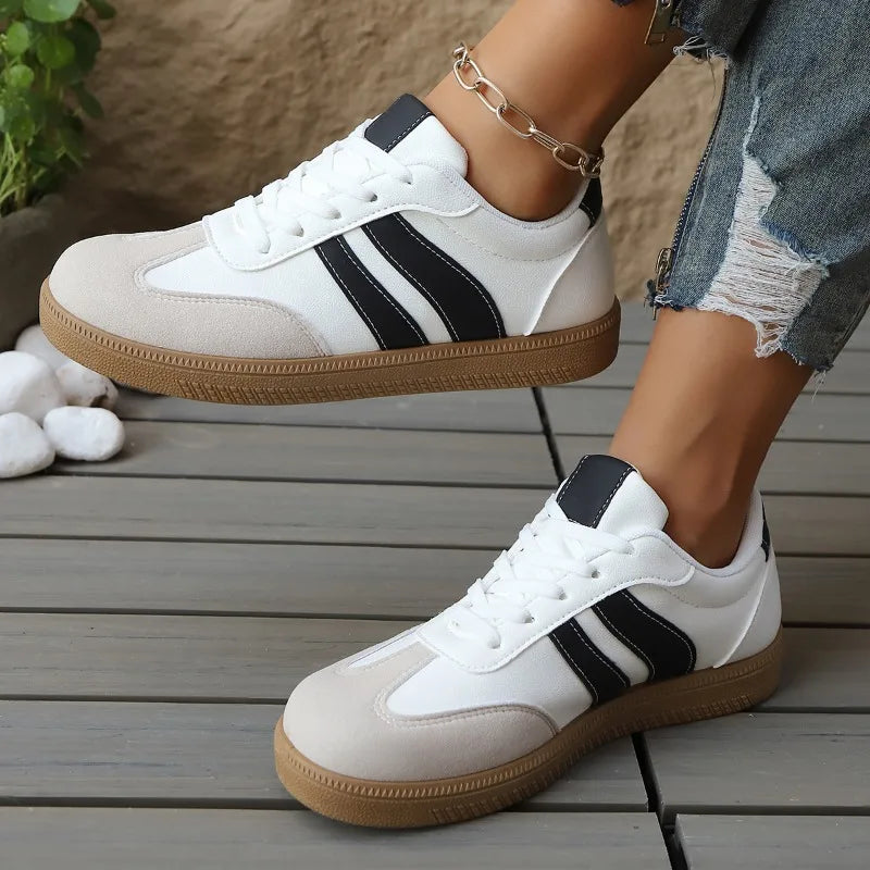 2026 Women Tennis Sneakers Flats Ladies Fashion Vulcanized Shoes Spring Autumn Woman Outdoor Trainers Footwear Женская Обувь