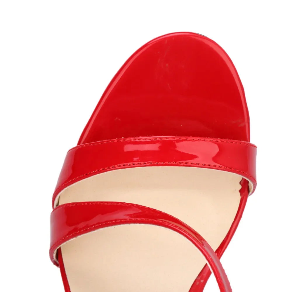 Ladies Dancing Shoes Sexy Women's Sandals Solid Open Toe High Heels Summer Ankle Strap Stiletto Dress Fish Mouth Sandal Women