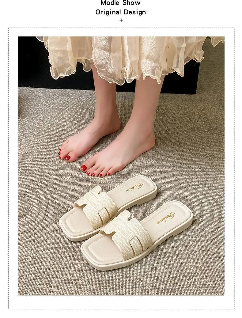 2026 New Home Women Sandals Lightweight Super Soft And Comfortable Thick-Soled Travel Slippers For Casual Versatile Outside