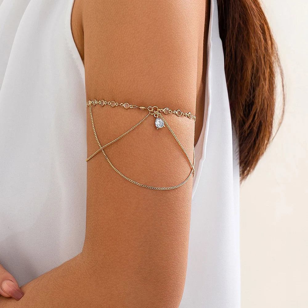 Arm Bracelet Adjustable Snake Shape Arm Cuff Bangle Beach Fashion Pulseiras Bijoux Lover Bracelet Hip Hop Bangles For Women B062