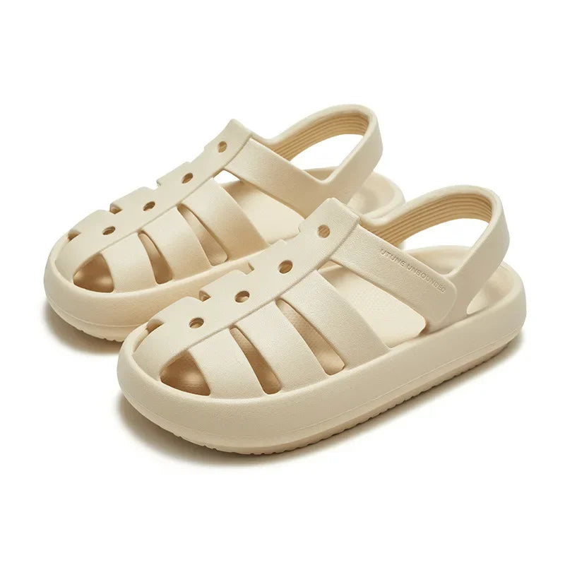 2023 Sandals for Women Men Couple Outdoor Beach Shoes SummerThick Cushion Breathable Non-slip Platform Sandal White Mens Sandals