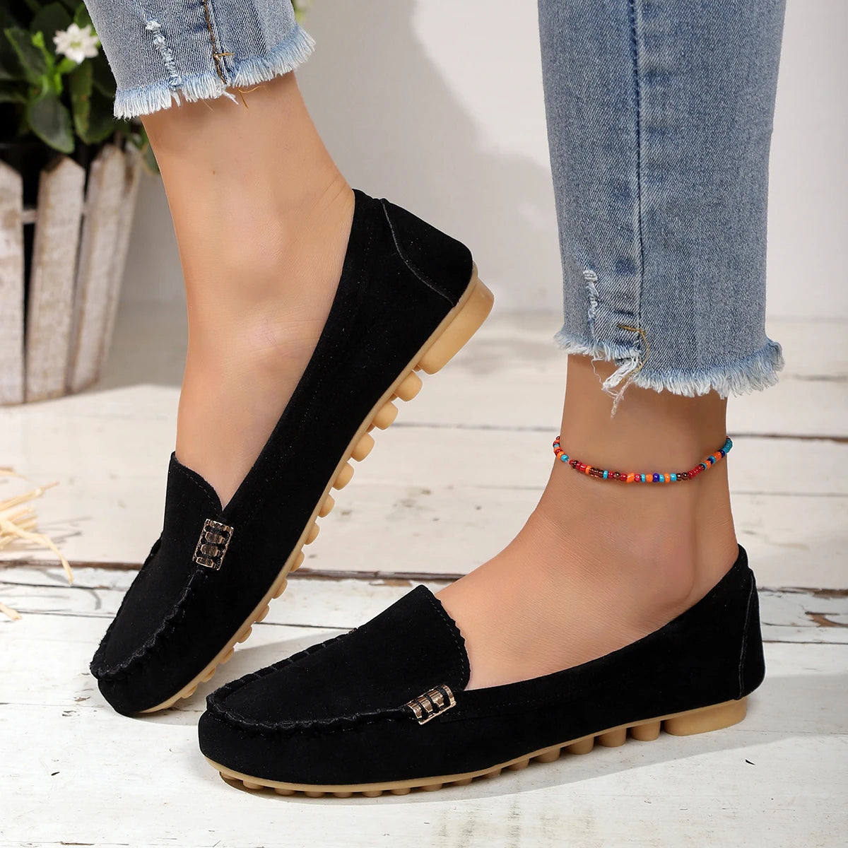 2025 Women Shoes Slip On Loafers For Ballet Flats Women Casual Sneakers Flat Shoes For Women Casual Shoes Zapatos Mujer